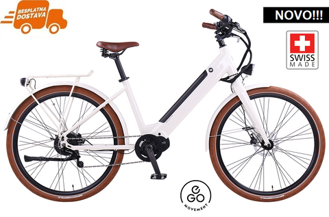 JULIA 2.5 Swiss E-bike - White <br> > Dostupno na webshopu