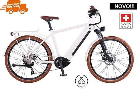 TARZAN 2.5 Swiss E-bike - White <br> > Dostupno na webshopu